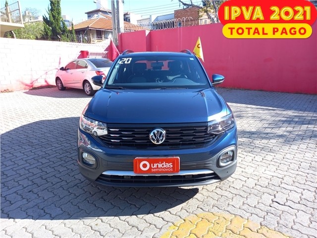 VOLKSWAGEN T-CROSS 2020 1.0 200 TSI TOTAL FLEX COMFORTLINE AUTOMÁTICO