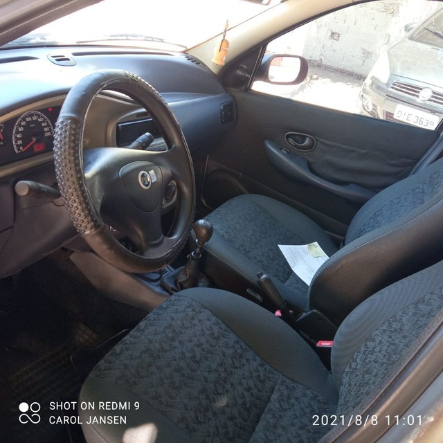 VENDO FIAT PÁLIO FLEX CINZA 4 PORTAS ANO 2008 MUITO BEM CONSERVADO