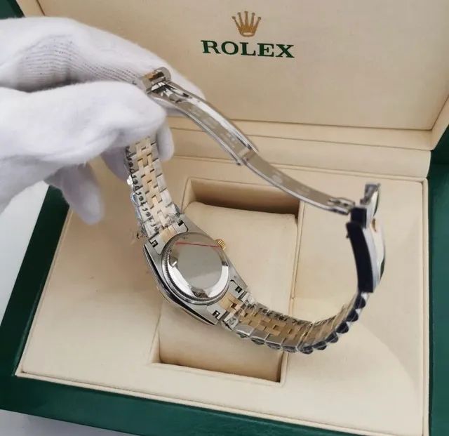 Relógio Rolex DateJust 31mm Jubilee Cravejado - Foto 4