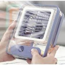 Mini Climatizador Umidificador Mesa Ar Ventilador Portátil Usb - Foto 5