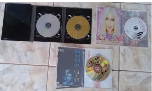 celine dion/madonna/cher-3 dvds originais(pacote) - Foto 3