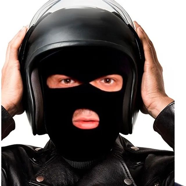 Touca Ninja Balaclava Ultra Pro Proteção P/ Frio Motoboy  - Foto 2