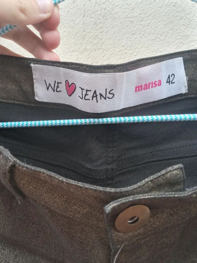 Marisa calça 2024 jeans preta