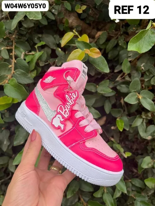 Tênis Botinha Rosa Barbie a pronta entrega
