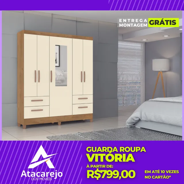 Guarda Roupa Solteiro Entrega e Montagem Gratis