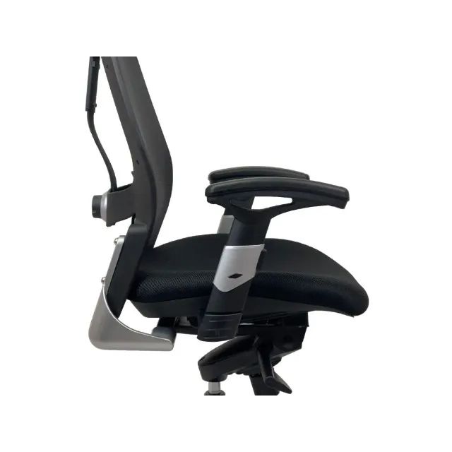 Cadeira de Escritório Comfy Ergomaster Tela Mesh Preta, Braço Ajustável e Relax Avançado - Foto 2