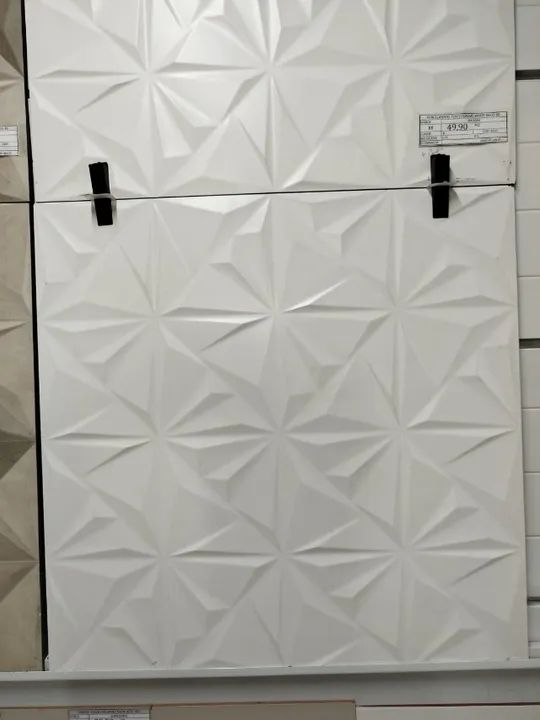 Porcelanato 72x72 Classic White Deco 3D LEF - Foto 2