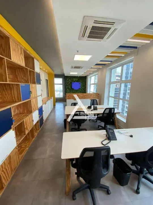 Sala mobiliada, 130 m² por R$ 17.780/mês - Brooklin - São Paulo/SP