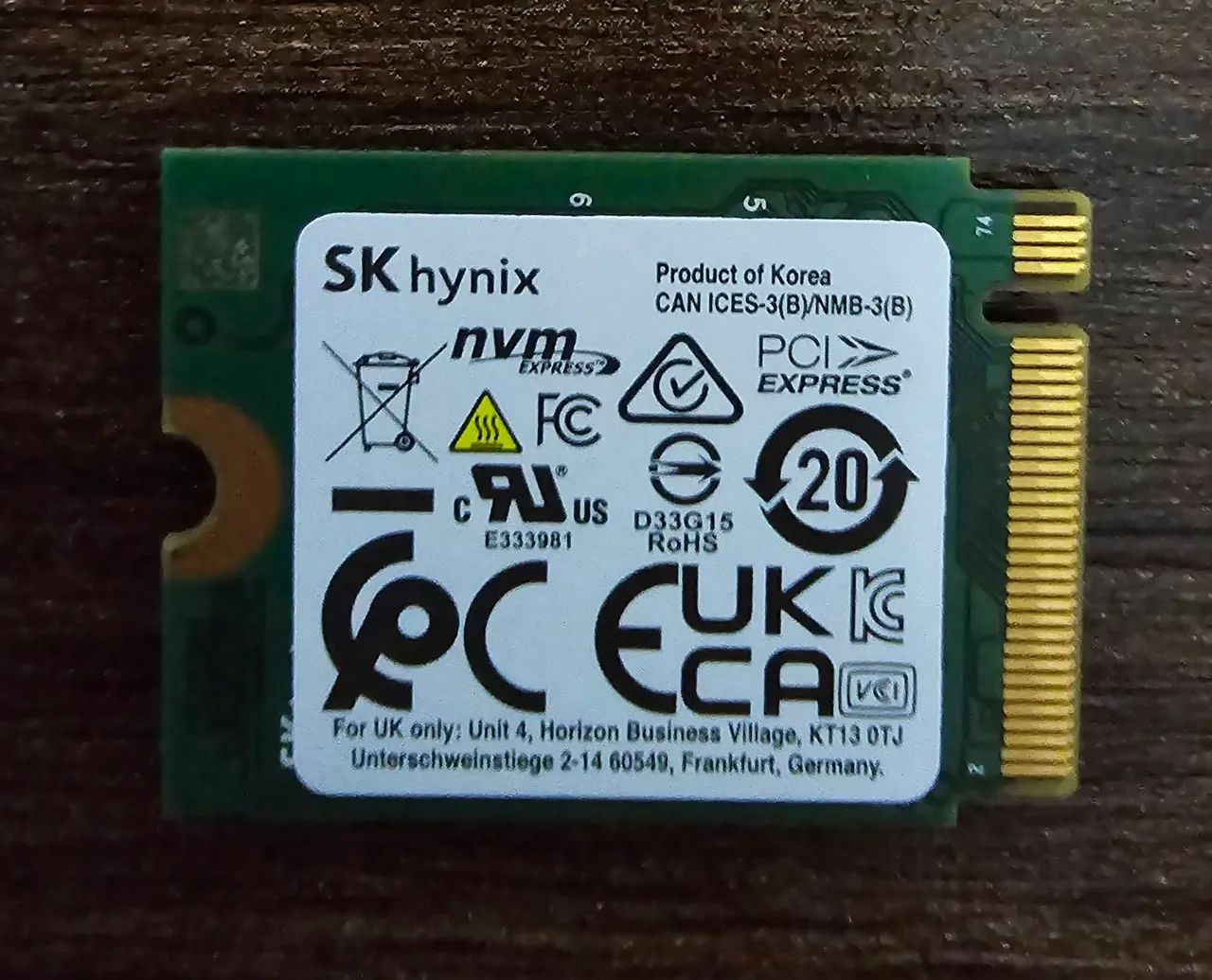 Ssd SK HYNIX 512GB BC901 GEN 4X4 2230 - Foto 2