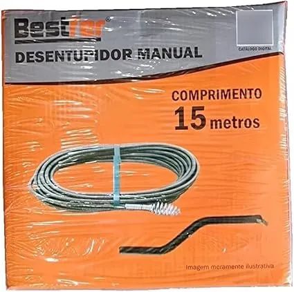 Desentupidor manual 15mts ( Bestfer )