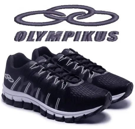 Tênis Masculino Esportivo Corrida Academia Crossfit Preto e Branco 1. linha n.41 e 42