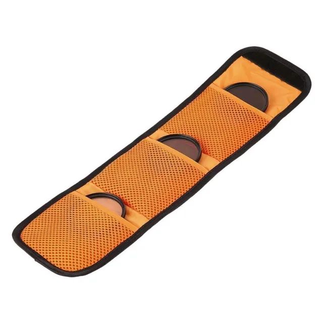 Case Compacto p Filtro De Lentes com 3 bolsos