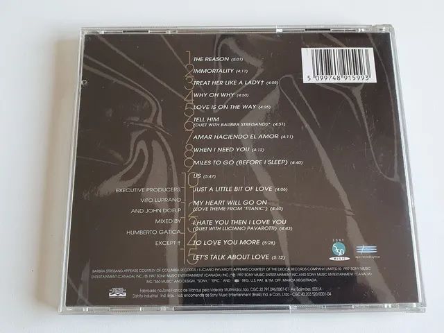 Cd Celine Dion - Lets talk about love - Foto 3