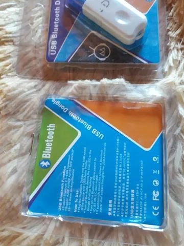 Adaptador Usb Bluetooth Receptor Áudio Som Automotivo funciona carro, Pc, caixa de som - Foto 5
