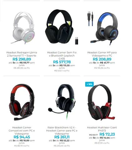 Headset Gamer para Comptaudor / Notebook em Ate 8x Sem Juros - Foto 2