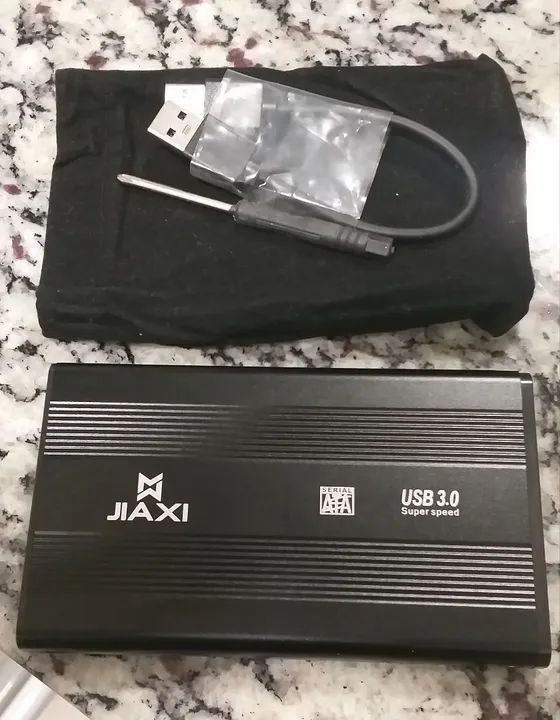 HD Externo 1 TB / USB 3.0 / Case com Capa Protetora / Cabo USB 3.0 !