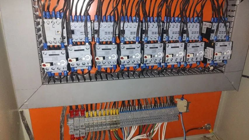 Painel Elétrico Industrial (c/ Estrela triângulo + 9 contatores) - Foto 5