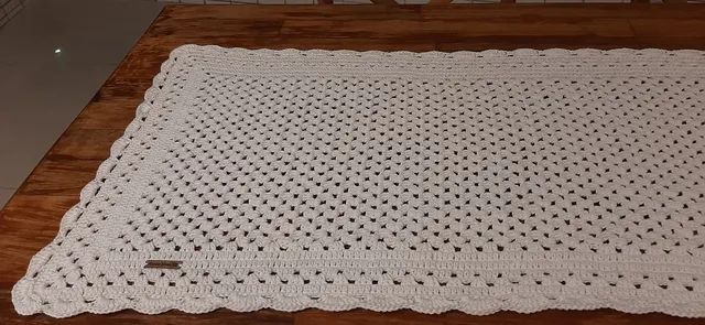 trilho para mesa em croche - Foto 5