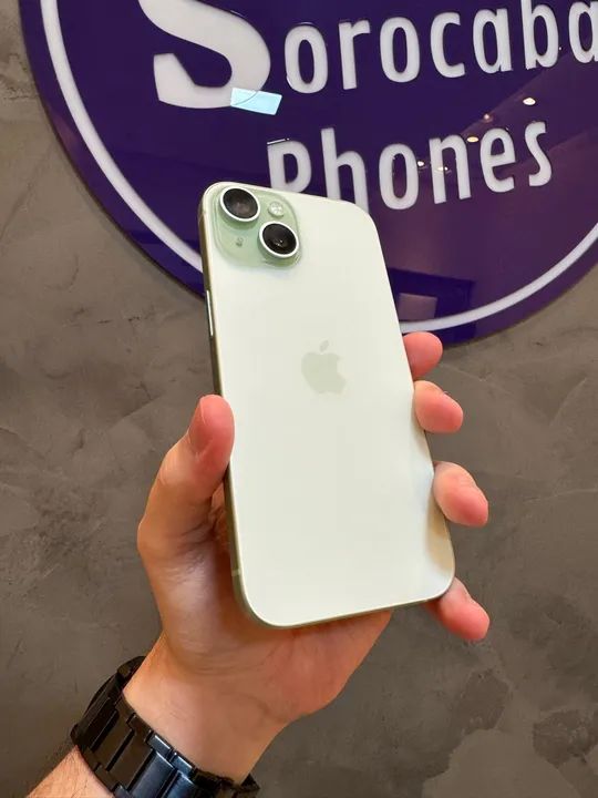 iPhone 15 Verde (128gb) - Seminovo