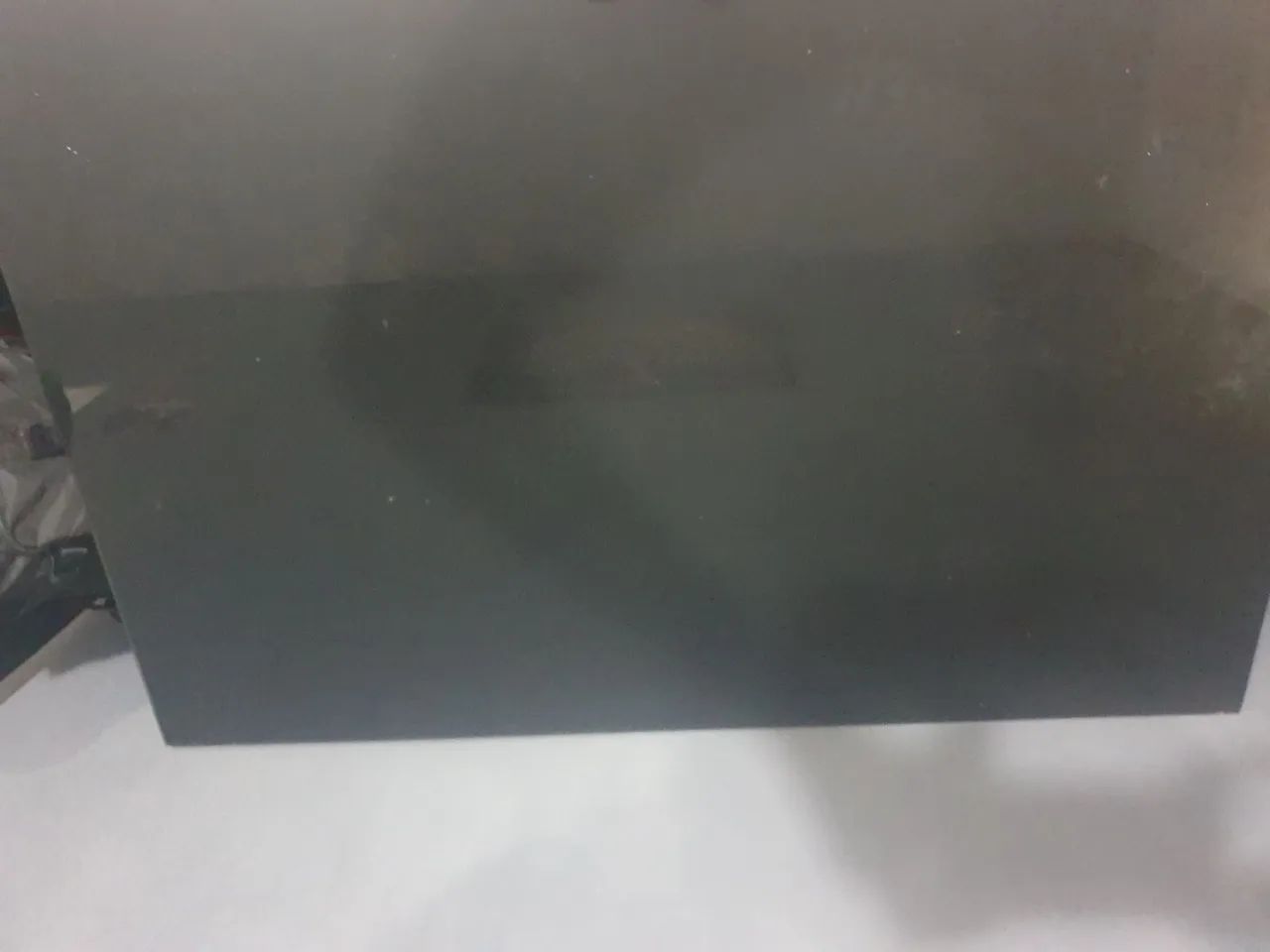 Tampo de vidro preto mesa quadrada 120cmX 90cm