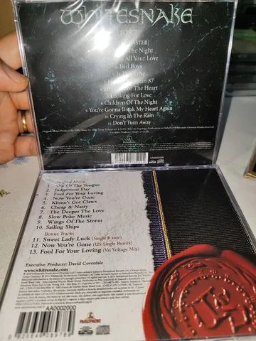 2 CDs Whitesnake Lacrados - Edições Remaster Especiais de aniversário  - Foto 2