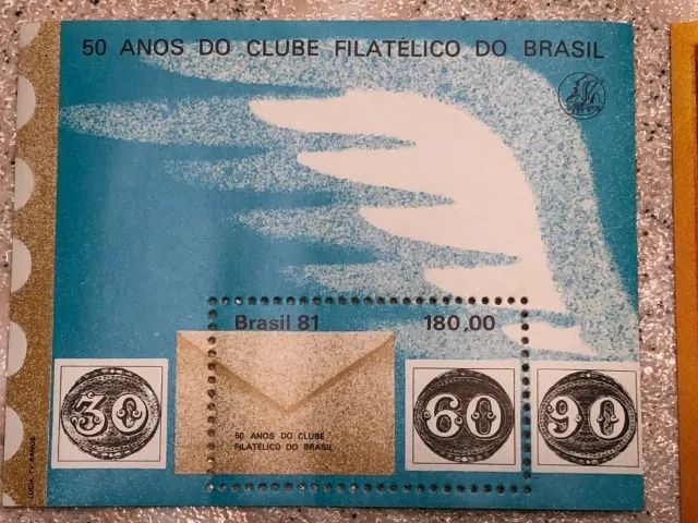 Selos Comemorativos - Kit com 06 Blocos de Selos - Foto 4