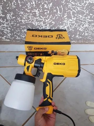 Pistola De Pintura Elétrica E Pulverizador 220v Deko Hvlp 55 - Foto 2