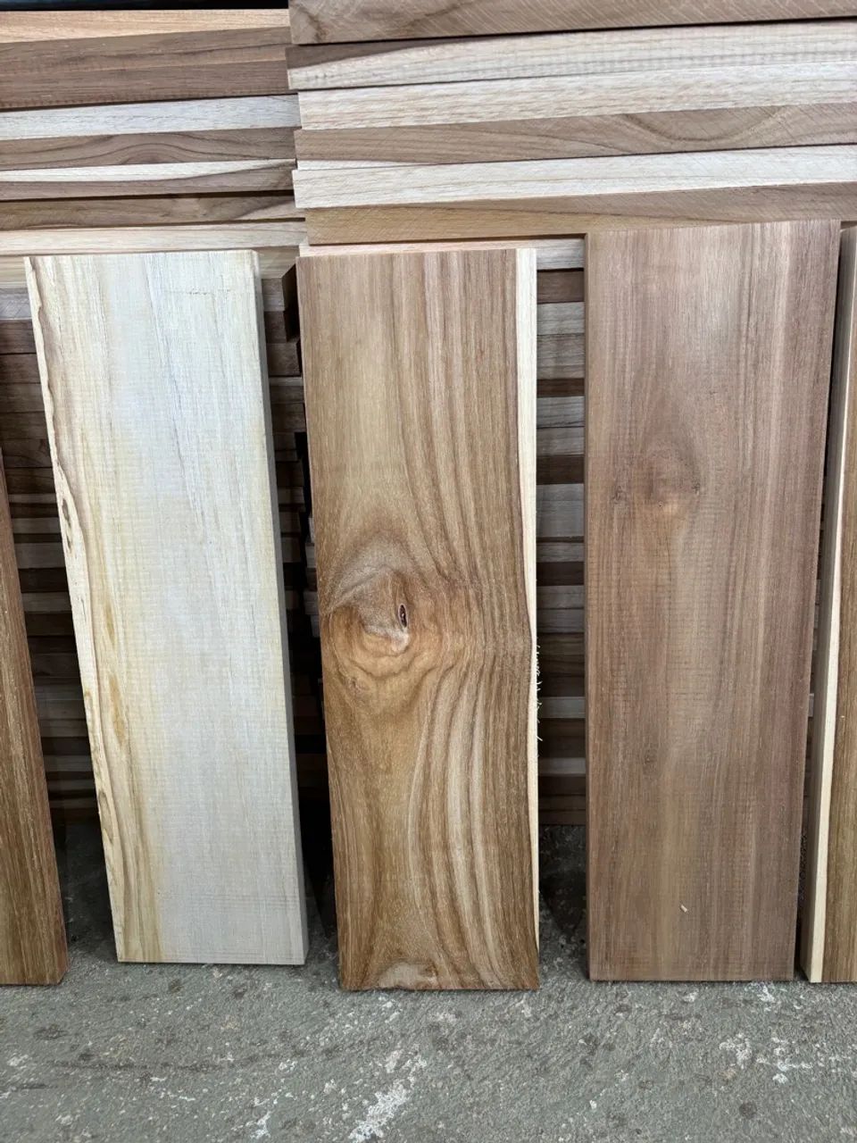 Ripa de madeira Teca 50x14,5x2 cm  - Foto 4