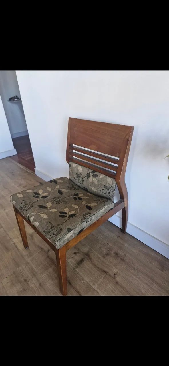 Cadeira decorativa Madeira Maciça Nobre