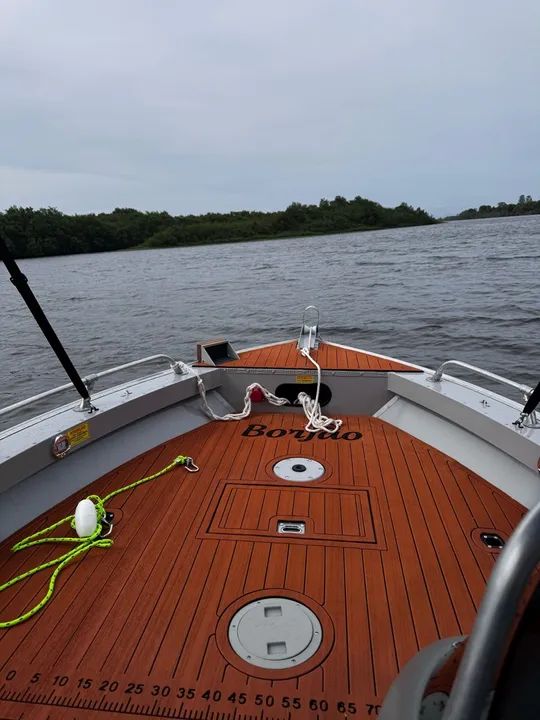 Lancha alumínio conjunto 2024 **único dono**