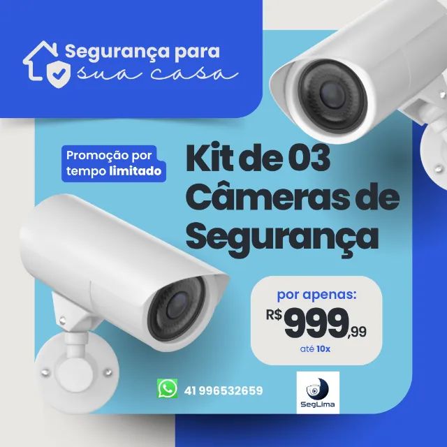  INSTALAÇÃO DE KIT CÂMERAS DE SEGURANÇA - PROTEJA O QUE É SEU! 