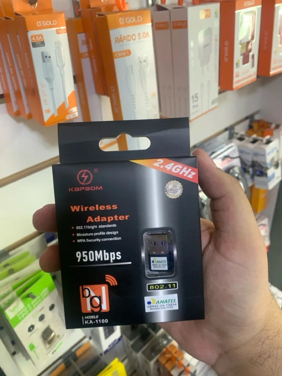 Adaptador Wi-Fi Weireless 950MBPS