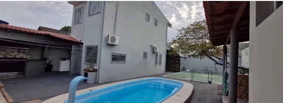 JAPIIM CASA DUPLEX SEMIMOBILIADA - PISCINA- QUADRA- CHURRASQUEIRA