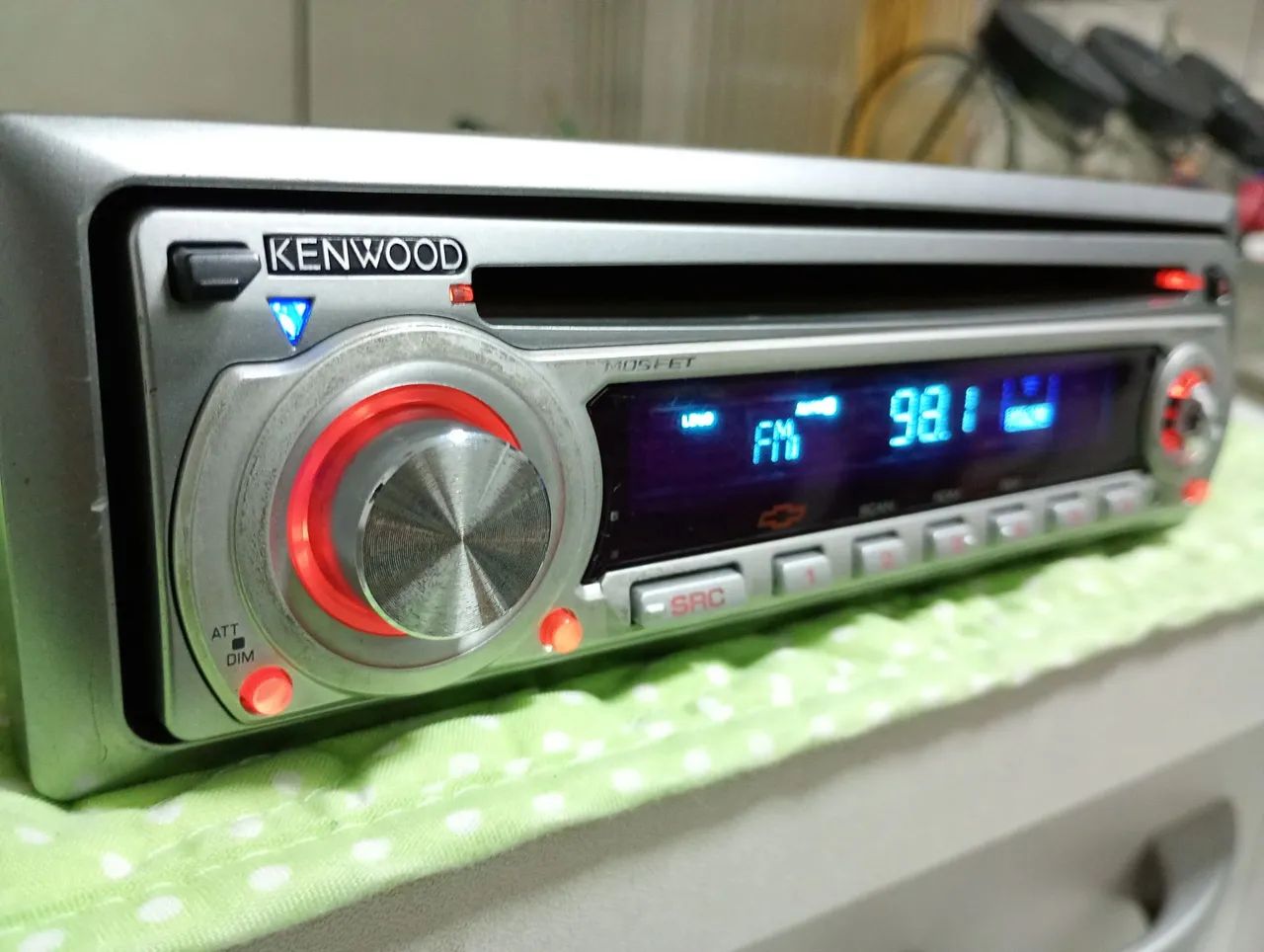Auto Rádio CD Player Kenwood, impecável  - Foto 3