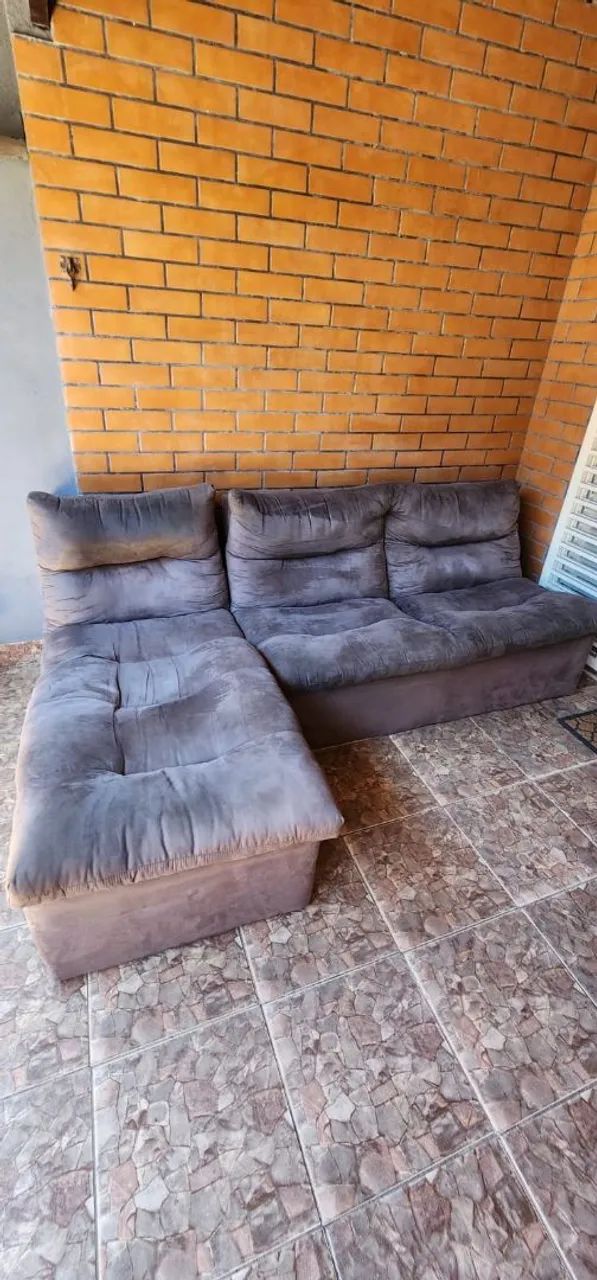 Sofá 3 lugares com chaise64842833339649121