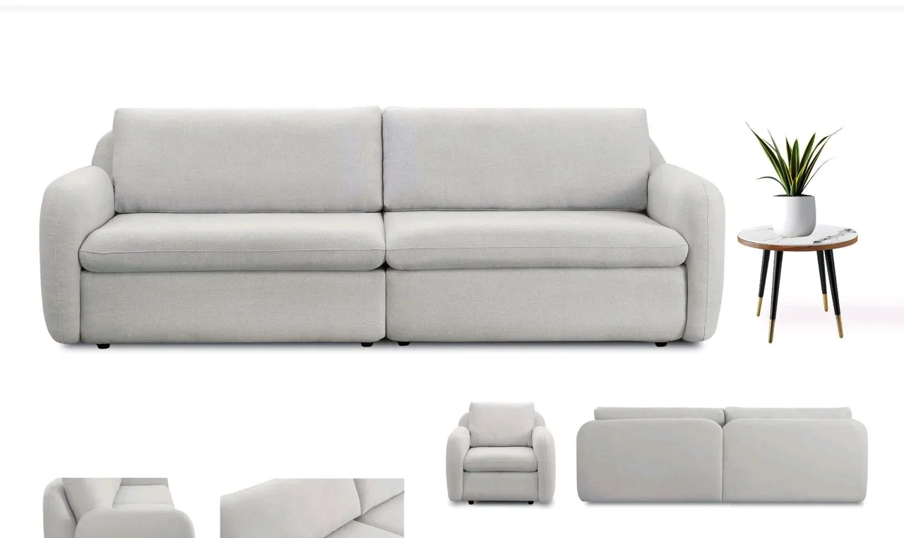 Sofa Living Moderno e Confortável orgânico