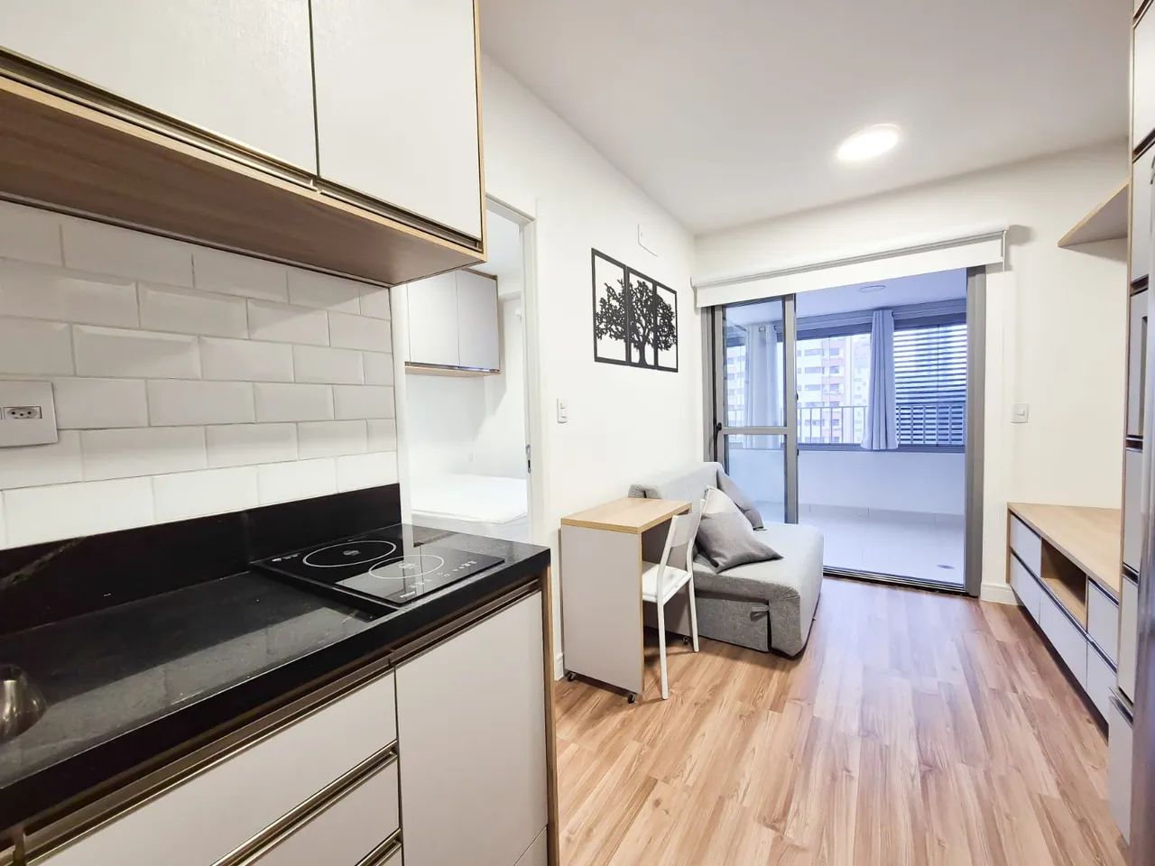 Apartamento Mobiliado para Alugar no Brooklin  1 Suíte, 1 Vaga de Garagem e Lazer Completo - Foto 7
