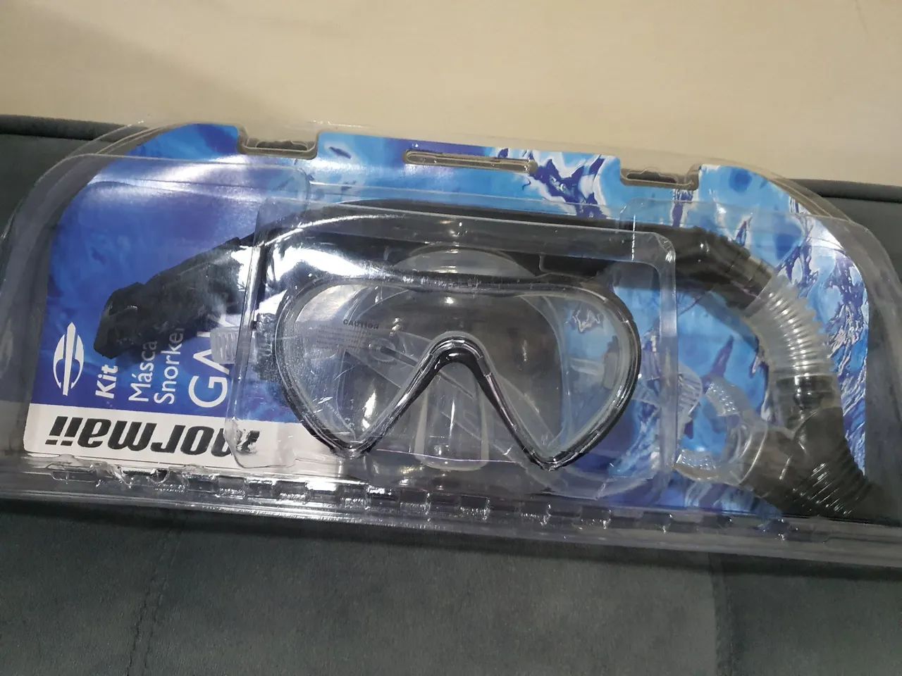 KIT MERGULHO MÁSCARA E SNORKEL MORMAI GAIA - NOVO