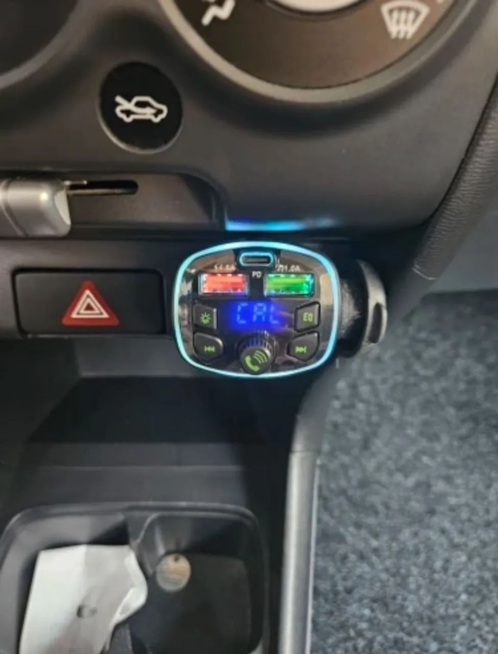 Carregador de carro usb, tipo C, micro SD, rádio, bluetooth  - Foto 6