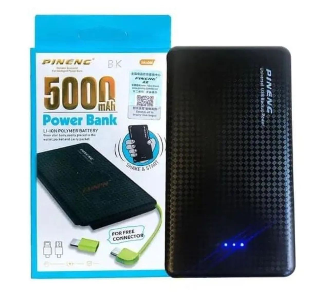 Power Bank Pineng Universal Slim 5000 Mha Pn952