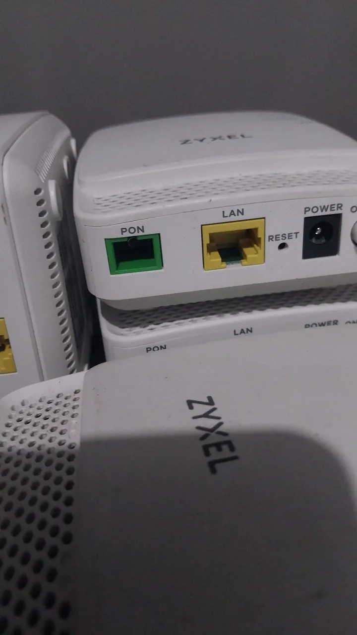 10 ONU Zyxel Gpon com Fonte de Energia
