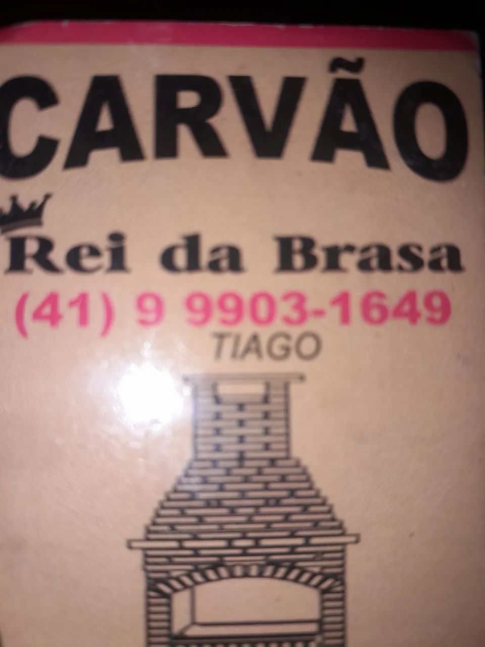 Carvão para churrasco rei da brasa  12 reais a unidade 4 kg chama la 41. * - Foto 3