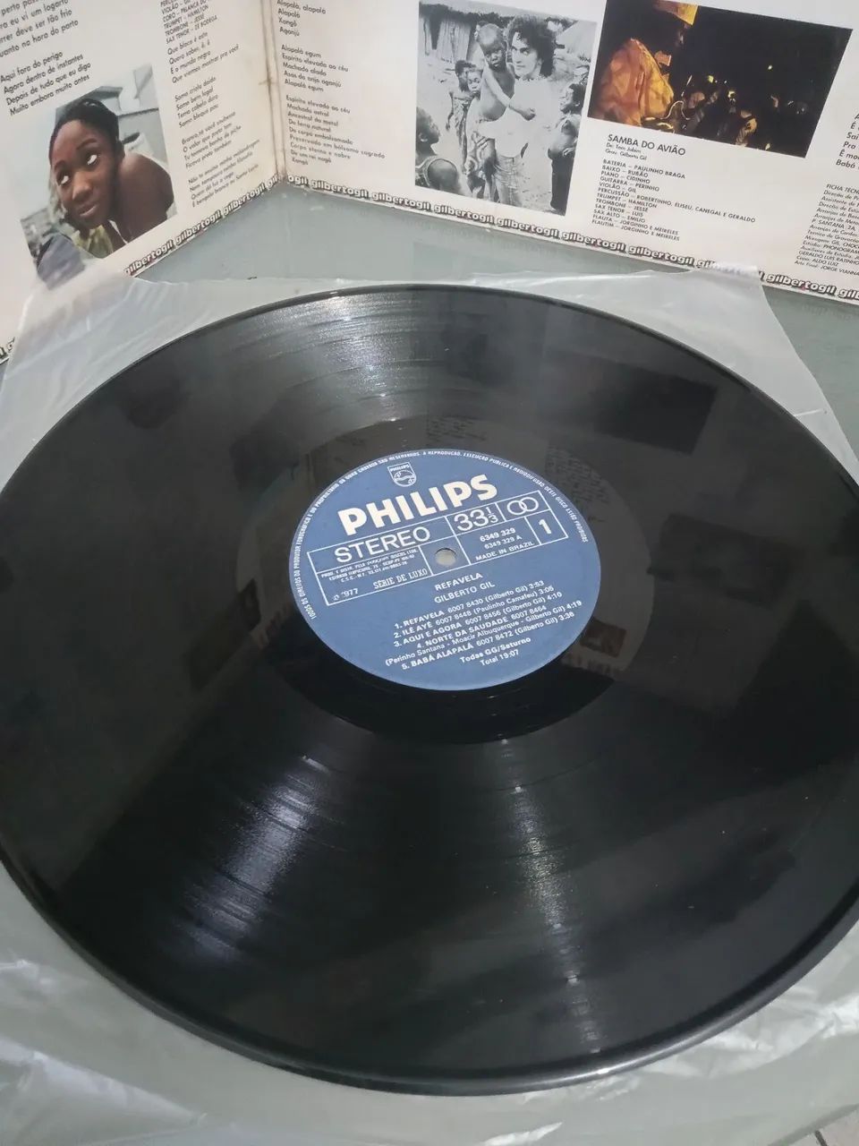 LP GILBERTO GIL Refavela 1977  - Foto 4