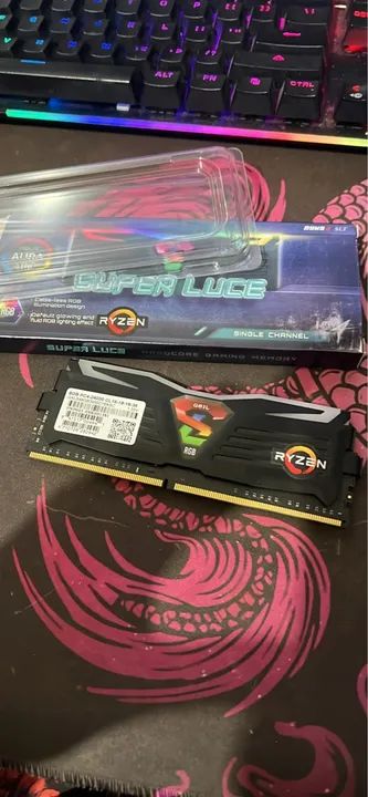 Memória RAM 8GB DDR4 Super Luce RGB - Foto 3