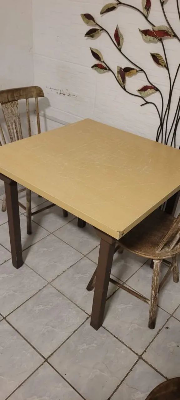 Mesa de 4 lugares 80x80x77
