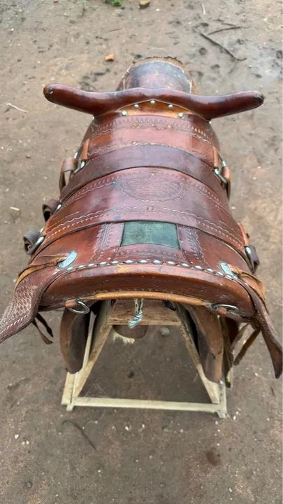 Arreio Zamboim 10x sem juros no cartão (Sela de Montaria em Couro Legítimo) - Foto 4