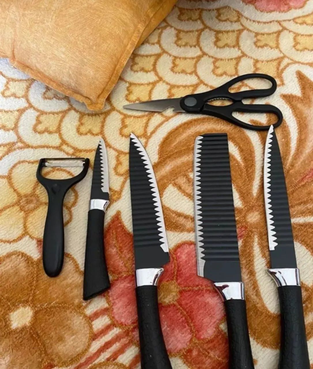 Kit 6 Peças Facas Antiaderente - Pague somente na entrega - Foto 3