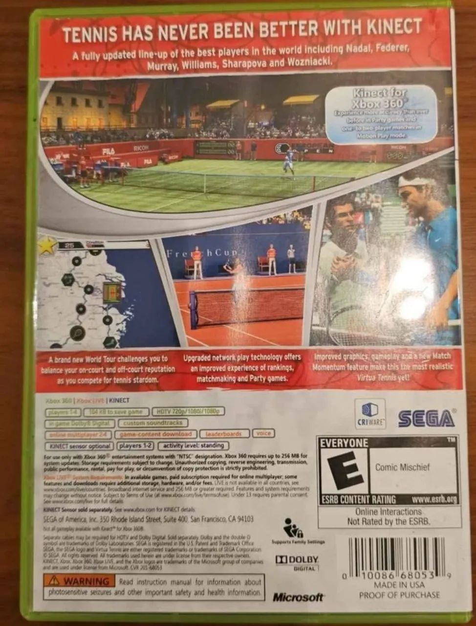 Virtua Tennis 4 Xbox 360 - Foto 3