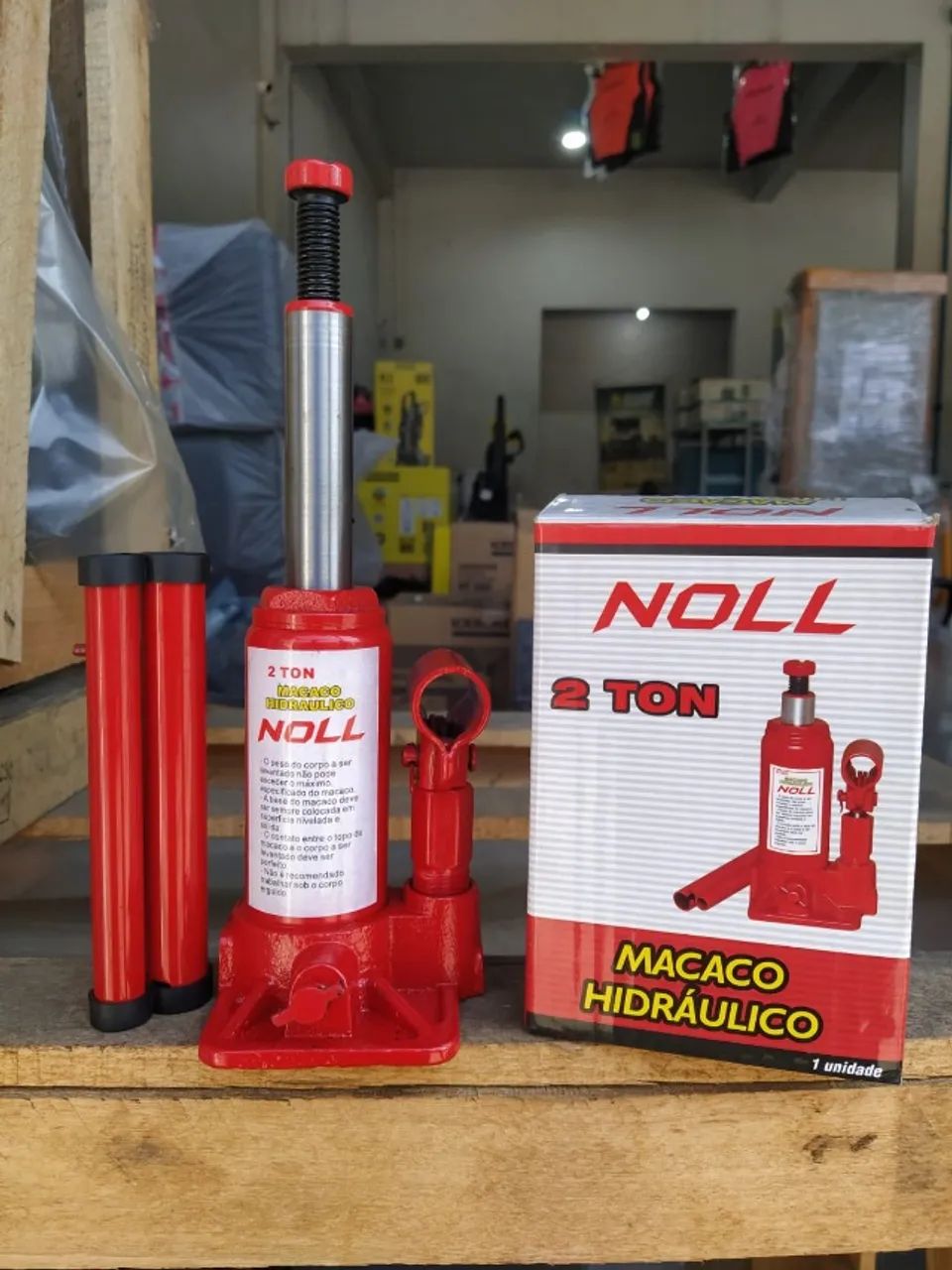 Macaco Garrafa 2Ton - marca Noll novo - Foto 5