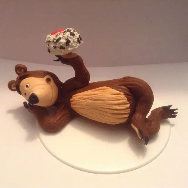 Conjunto Boneca Masha E O Urso. ( Biscuit) - Foto 4